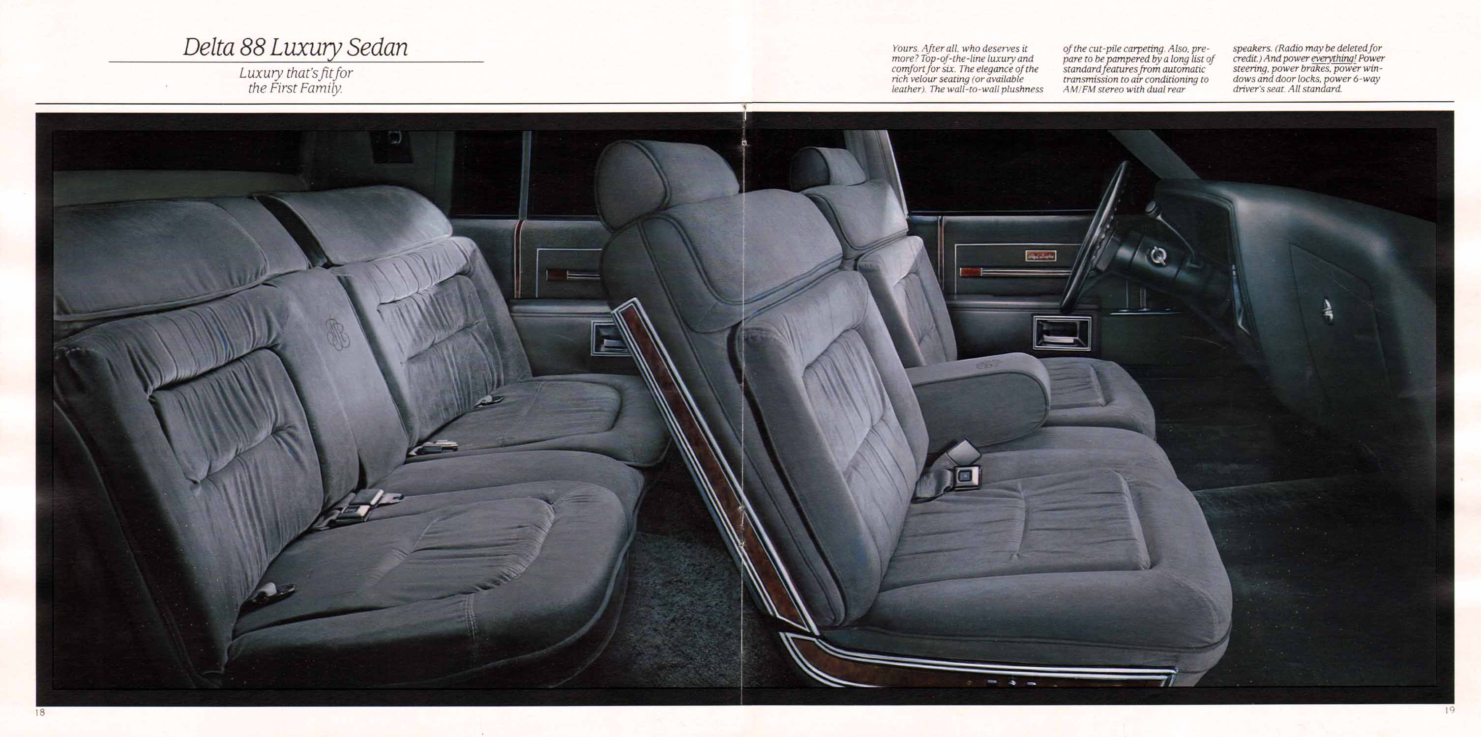 1985 Oldsmobile Full-Size Brochure Page 10